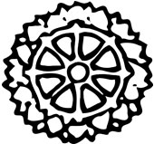 Buddhisttegn som symbol fra Jølstad