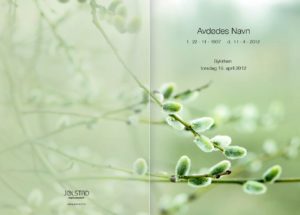 Enkel programhefte med gåsunger fra Jølstad