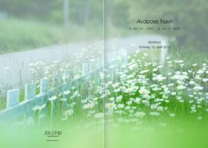 Vårlig programhefte fra Jølstad