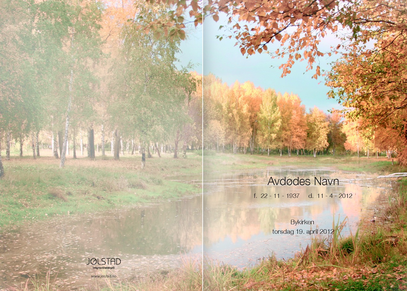 Høstlig inspirert programhefte kan bestilles hos Jølstad