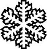 Symbol av snøkrystall fra Jølstad