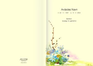 Vårstemning på Jølstads programhefte